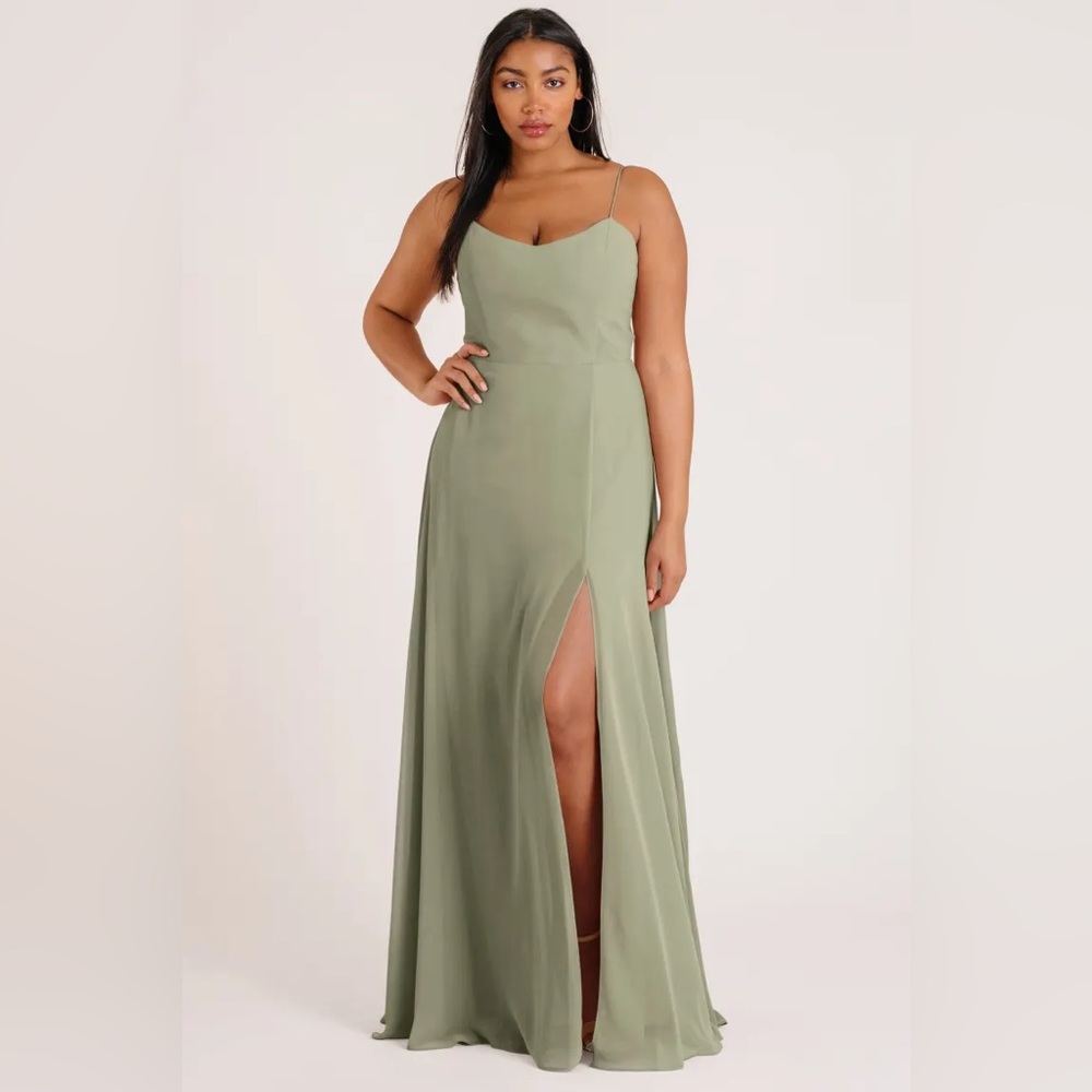 Jenny Yoo Sage Green Kiara Dress